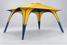 AI-edited reference: Awning support frame